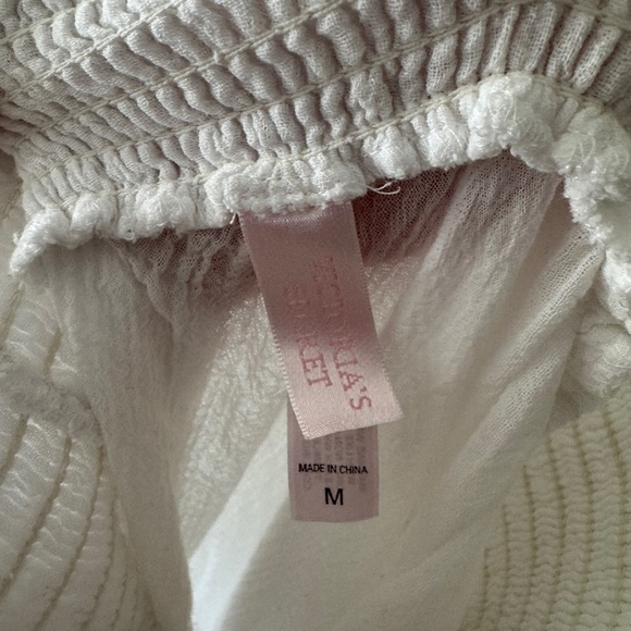 Victoria’s Secret White Beachy Sleeveless Linen Jumpsuit Cover Up - Picture 4 of 4